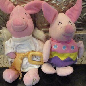 Walt Disney Company Pellet Egg and Plush Angel Piglets (2)